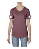 Heather Maroon/ White