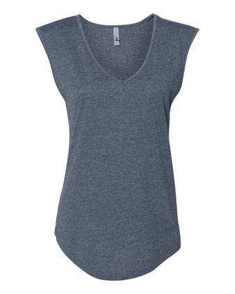 Next Level Women's Festival Sleeveless Deep V-Neck T-Shirt 5040NL