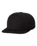 YP Classics 5-Panel Wool Blend Flat-Bill Snapback Hat 5089M