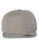 YP Classics 5-Panel Wool Blend Flat-Bill Snapback Hat 5089M