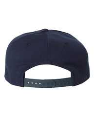 YP Classics 5-Panel Wool Blend Flat-Bill Snapback Hat 5089M