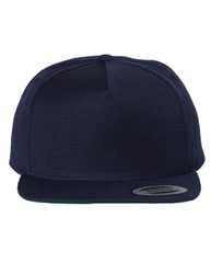 YP Classics 5-Panel Wool Blend Flat-Bill Snapback Hat 5089M
