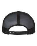 Wool Blend Flat Bill Trucker Cap