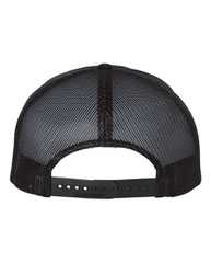 Wool Blend Flat Bill Trucker Cap