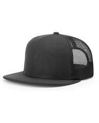 Wool Blend Flat Bill Trucker Cap