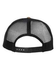 Wool Blend Flat Bill Trucker Cap