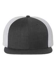 Wool Blend Flat Bill Trucker Cap