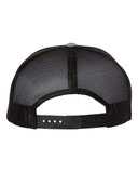 Wool Blend Flat Bill Trucker Cap