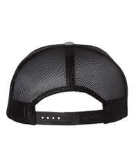 Wool Blend Flat Bill Trucker Cap