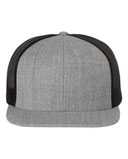 Wool Blend Flat Bill Trucker Cap