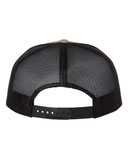 Wool Blend Flat Bill Trucker Cap