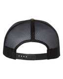Wool Blend Flat Bill Trucker Cap
