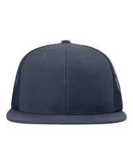 Wool Blend Flat Bill Trucker Cap