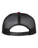 Wool Blend Flat Bill Trucker Cap