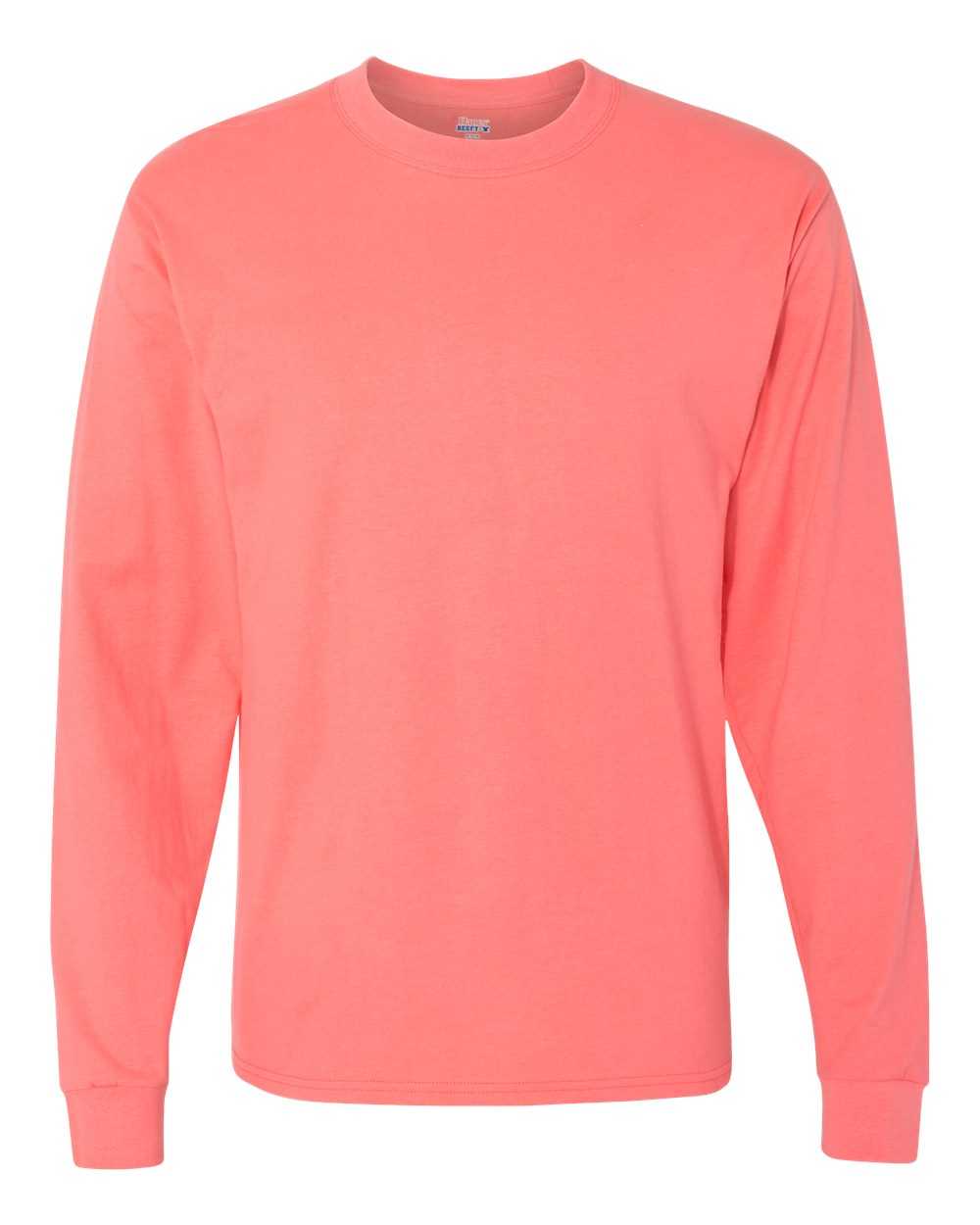 Hanes Beefy-T® Long Sleeve T-Shirt 5186