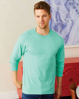 Hanes Beefy-T® Long Sleeve T-Shirt 5186