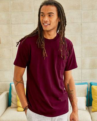 Hanes Beefy-T® Pocket T-Shirt 5190