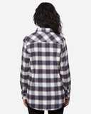 Burnside Women's Yarn-Dyed Long Sleeve Flannel Shirt 5210