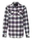 Burnside Women's Yarn-Dyed Long Sleeve Flannel Shirt 5210