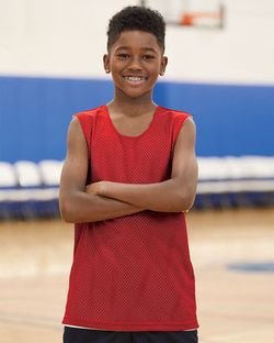 C2 Sport Youth Reversible Mesh Tank 5228 C2 Sport Youth Reversible Mesh Tank 5228