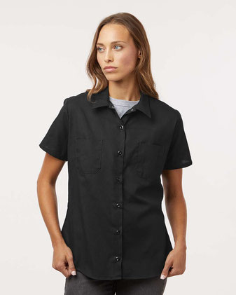 Women's Short Sleeve Industrial Work Shirt