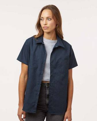 Women's Short Sleeve Industrial Work Shirt