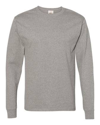 Hanes Authentic Long Sleeve T-Shirt 5586
