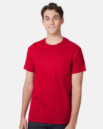 Hanes Authentic Pocket T-Shirt 5590