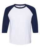 JERZEES Premium Blend Ringspun Three-Quarter Sleeve Raglan Baseball T-Shirt 560RR