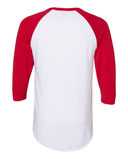 Premium Blend Ringspun Three-Quarter Sleeve Raglan Baseball T-Shirt