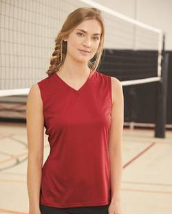 C2 Sport Women's Sleeveless V-Neck T-Shirt 5663 C2 Sport Women's Sleeveless V-Neck T-Shirt 5663