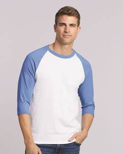 Heavy Cotton™ Raglan Three-Quarter Sleeve T-Shirt Heavy Cotton™ Raglan Three-Quarter Sleeve T-Shirt