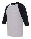 Heavy Cotton™ Raglan Three-Quarter Sleeve T-Shirt