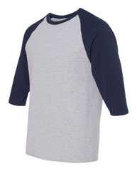 Heavy Cotton™ Raglan Three-Quarter Sleeve T-Shirt