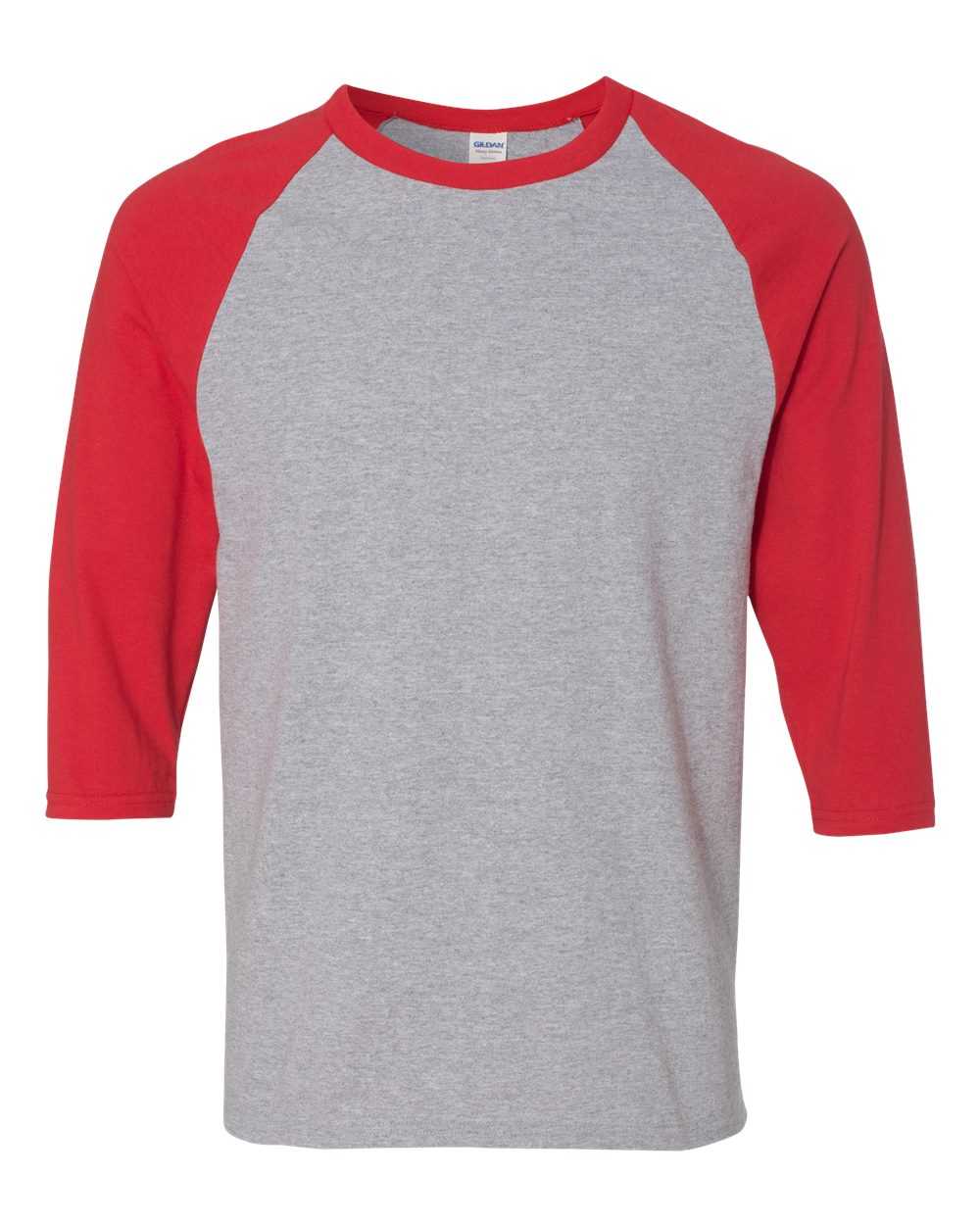 Gildan Heavy Cotton™ Raglan Three-Quarter Sleeve T-Shirt 5700
