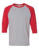Heavy Cotton™ Raglan Three-Quarter Sleeve T-Shirt