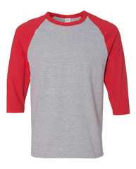 Heavy Cotton™ Raglan Three-Quarter Sleeve T-Shirt