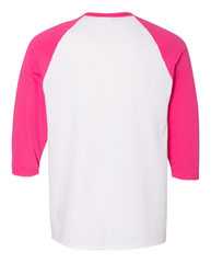 Heavy Cotton™ Raglan Three-Quarter Sleeve T-Shirt