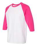 Heavy Cotton™ Raglan Three-Quarter Sleeve T-Shirt