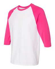 Heavy Cotton™ Raglan Three-Quarter Sleeve T-Shirt