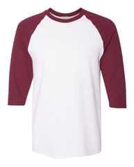 Heavy Cotton™ Raglan Three-Quarter Sleeve T-Shirt