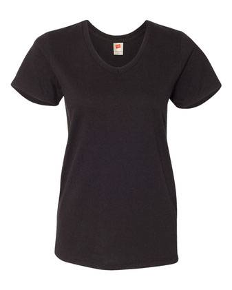 Hanes Essential-T Women’s V-Neck T-Shirt 5780