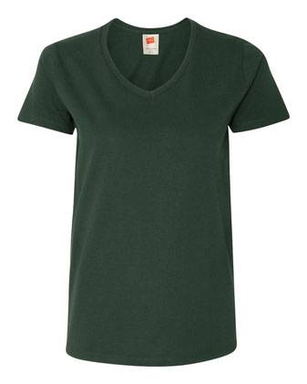 Hanes Essential-T Women’s V-Neck T-Shirt 5780