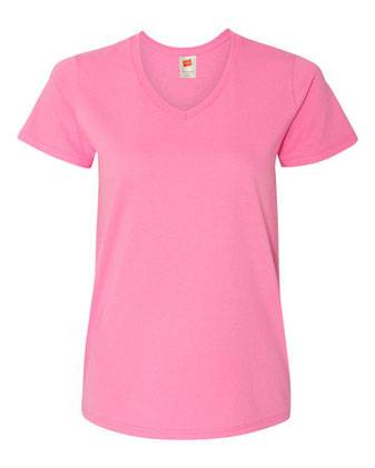 Hanes Essential-T Women’s V-Neck T-Shirt 5780