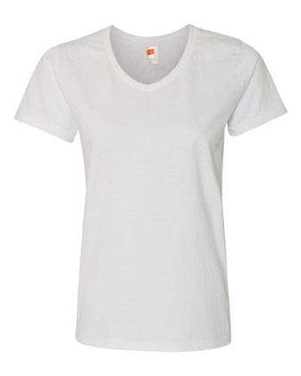 Hanes Essential-T Women’s V-Neck T-Shirt 5780