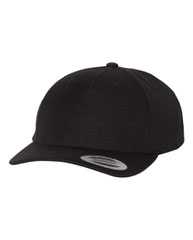 Premium Five-Panel Curved Visor Snapback Cap