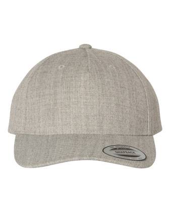 YP Classics Premium Five-Panel Curved Visor Snapback Cap 5789M