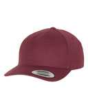 Premium Five-Panel Curved Visor Snapback Cap