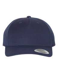 Premium Five-Panel Curved Visor Snapback Cap