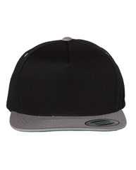 Yupoong 6007 Five-Panel Flat-Bill Snapback Hat